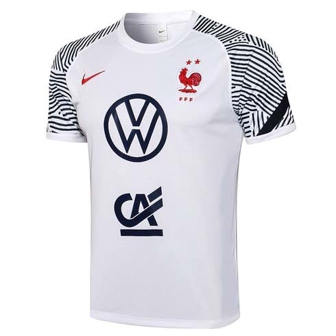 Trainingsshirt Frankreich 2022 Weiß